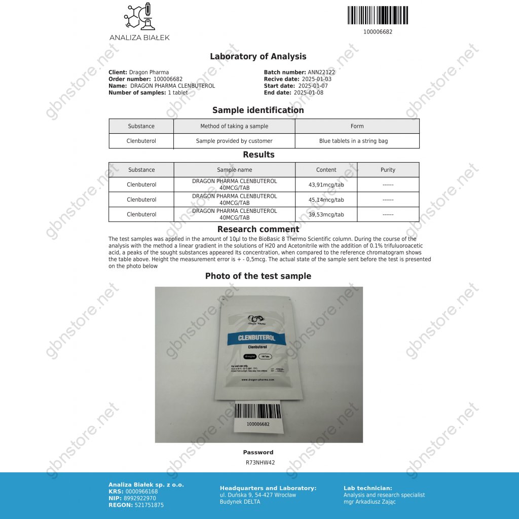 Clenbuterol Dragon Pharma, Europe Clenbuterol Dragon Pharma, Europe