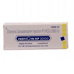 Fertigyn 2000 iu Sun Pharma, India