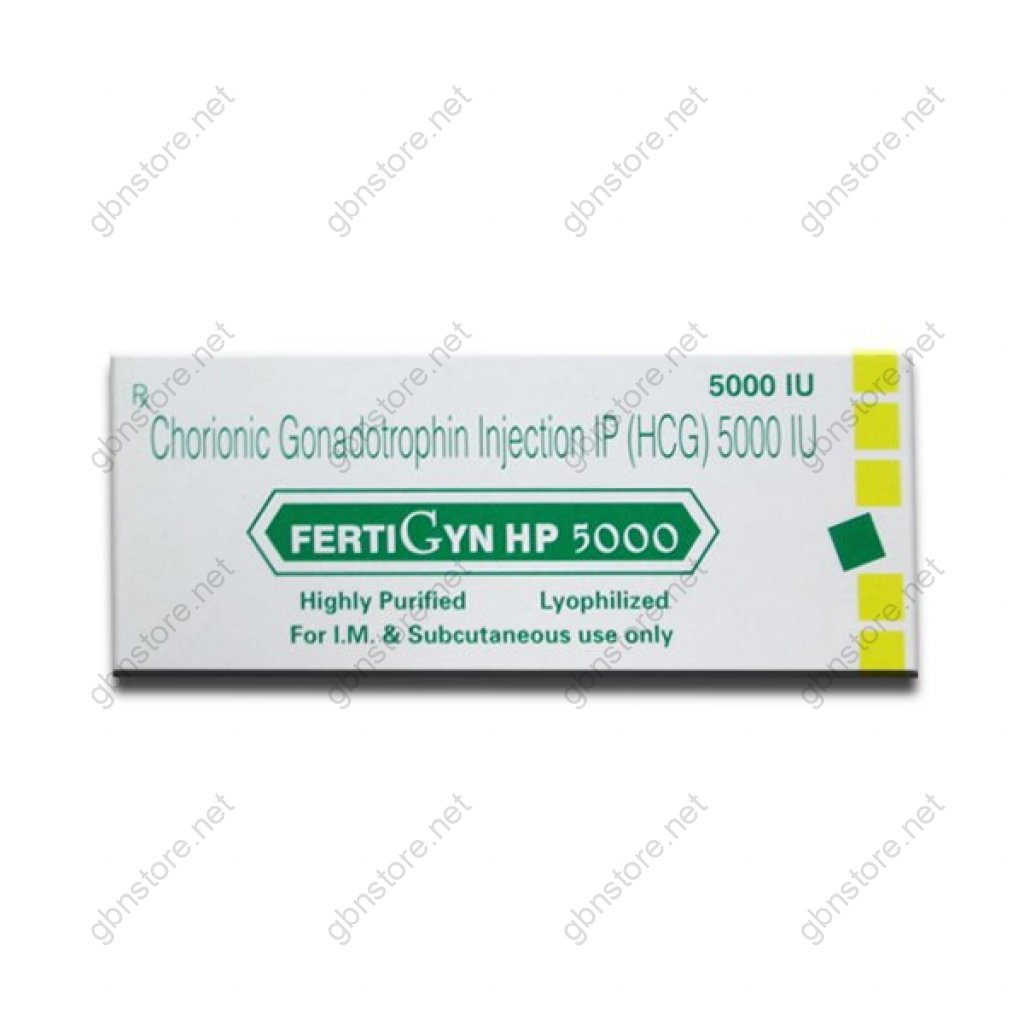 Fertigyn 5000 IU HCG Sun Pharma, India Fertigyn 5000 IU HCG Sun Pharma, India