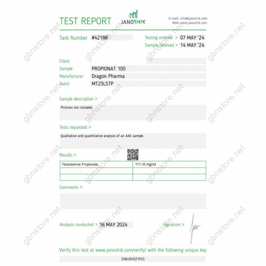 Propionat 100 Dragon Pharma, Europe Propionat 100 Dragon Pharma, Europe