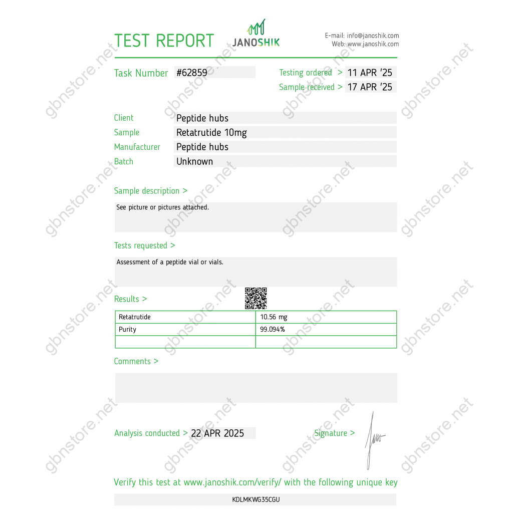Retatrutide 10mg Peptide Hubs Retatrutide 10mg Peptide Hubs