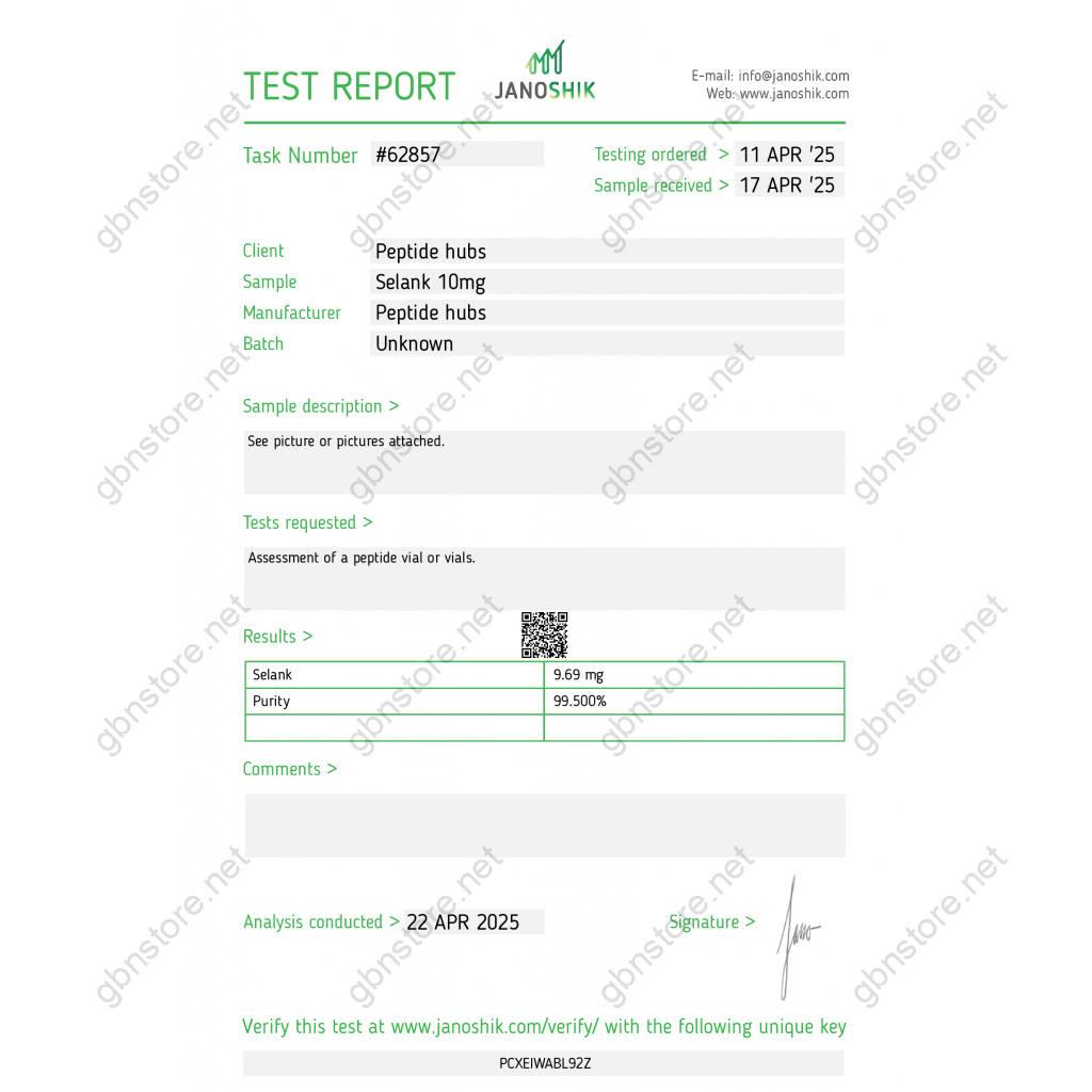 Selank 10mg Peptide Hubs Selank 10mg Peptide Hubs