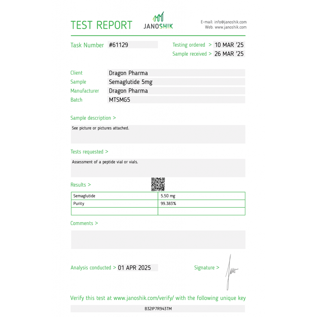 Sema-Pep Dragon Pharma, Europe Sema-Pep Dragon Pharma, Europe