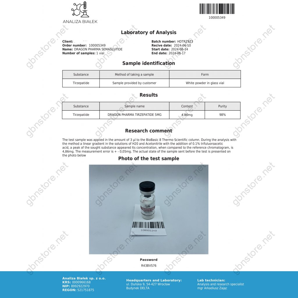 Tirze-pep Dragon Pharma, Europe Tirze-pep Dragon Pharma, Europe
