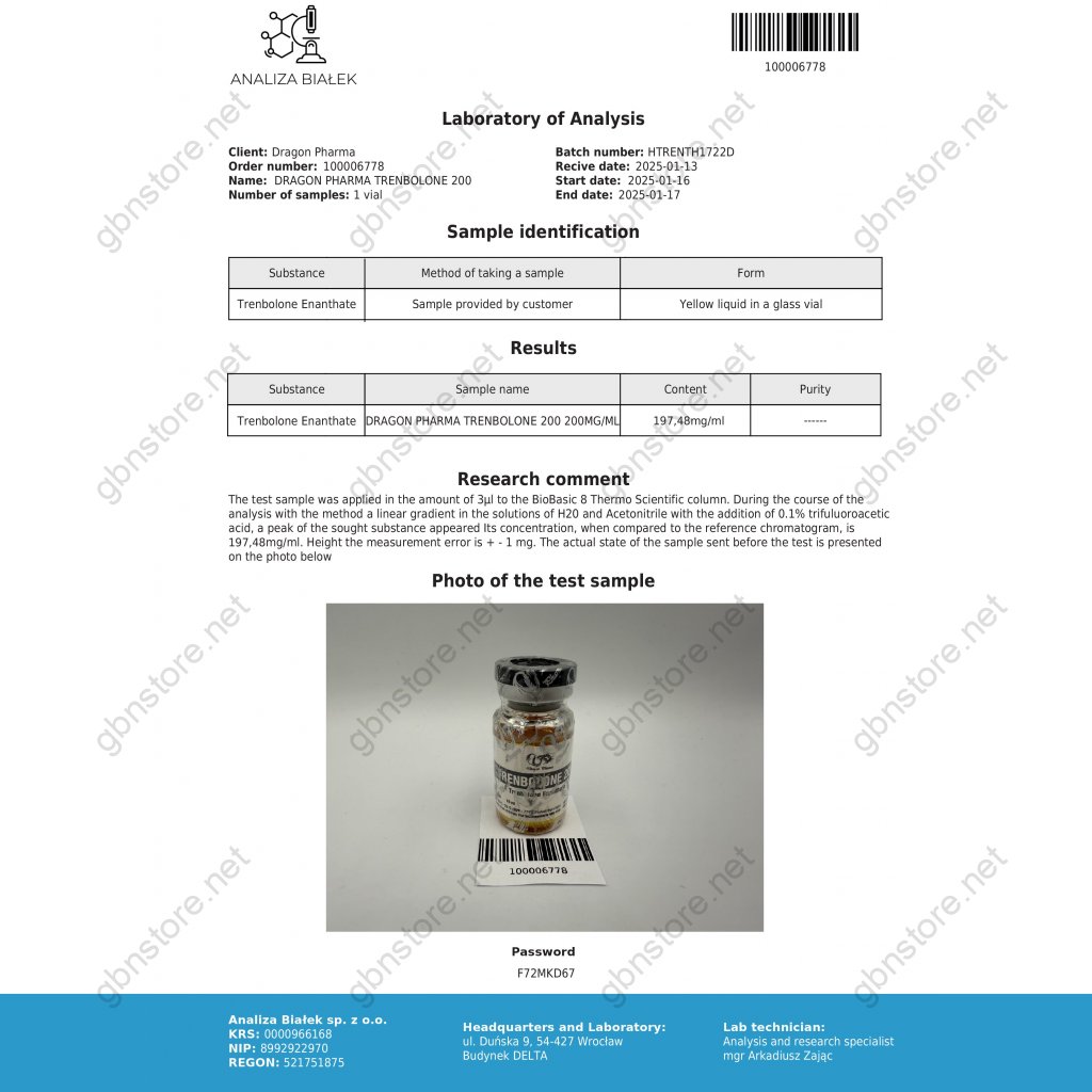 Trenbolon 200 Dragon Pharma, Europe Trenbolon 200 Dragon Pharma, Europe